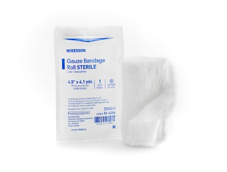 MCKESSON Conforming Dressing Medi-Pak Performance Cotton Gauze 4.5" X 4.1 Yar...