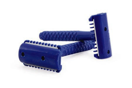 McKesson 16-RZ24 Performance Single Blade Disposable Razors, Blue - 144 Per Case