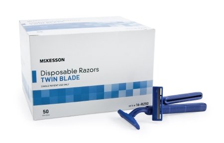 RAZOR TWIN BLADE DISP BX/50 MCK BRAND