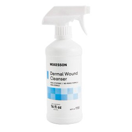 McKesson Medi-Pak Performance Dermal Skin Wound Cleanser 16 oz Spray Bottle