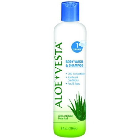 Aloe Vesta 2-n-1 Body Wash & Shampoo - 8 Oz Bottle - Each - 3 Kings Medical Supplies