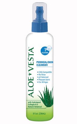 Convatec 18691800 Perineal Cleanser Aloe Vesta Liquid 8 Oz. Spray Bottle 324709 Box Of 12 by ConvaTec