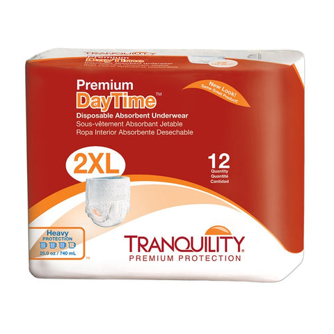 Tranquility 2108 Premium DayTime Pull-On Underwear XXL Case/48 (62-80 in.)