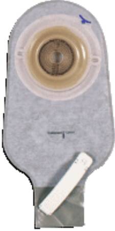 Ostomy Pouch One-Piece System 11-1/4" 15-43mm Convex, Trim To Fit #12416