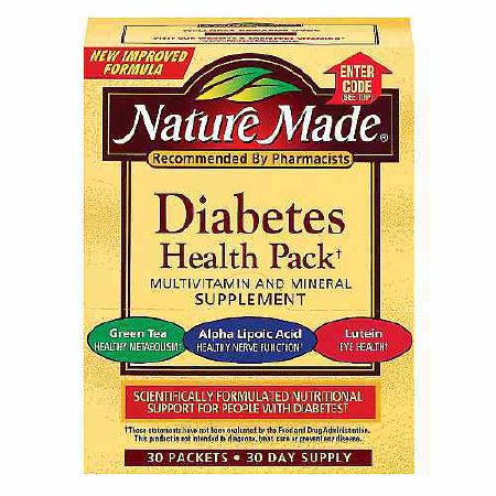 Nature Made Diabetes Health Pack, 30-Count