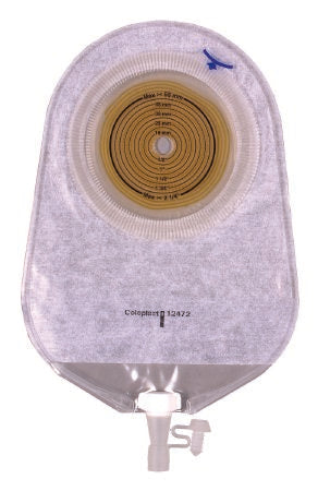 Urostomy Pouch Assura One-Piece System 10-3/4" 3/8 to 2-1/4" Drainable NonConvex, Trim To Fit (#12474, Sold Per Box)