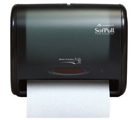 Sofpull Paper Towel Roll, 1-Ply Hardwound, 9" W x 400' L, White, 1RL