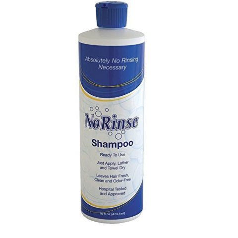 Cleanlife Products No-Rinse Shampoo, 16 oz, Alcohol-free, Ready To Use - Case of 24