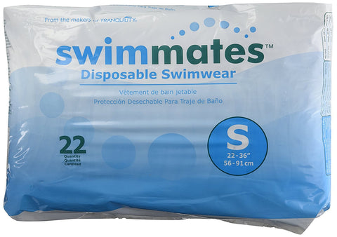 Swimmates Disposable Adult Swim Diapers, Small, 22ct