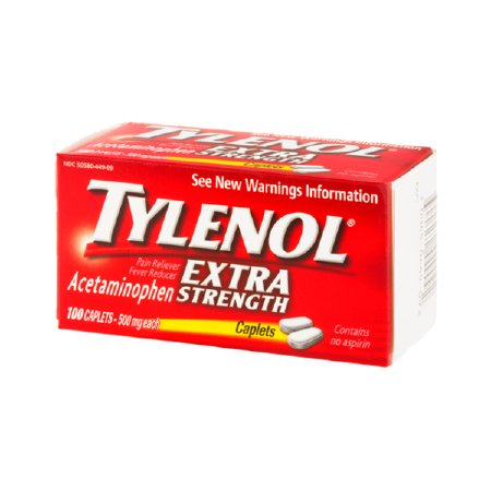 TYLENOL X-STR CAPLETS 100