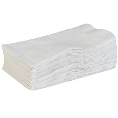 Acclaim 1-Ply 15x17 1/8 Fold Paper Dinner Napkins, White -- 4200 per case.