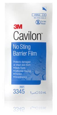 3M Health Care 3345 Cavilon No Sting Barrier Film, 3 mL Capacity (100)