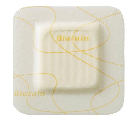 Biatain Silicone Lite Foam Dressing 3" x 3", Pad Size 1.38" x 1.38" (Box of 10 Each)