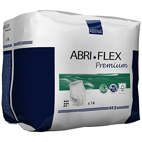 Abena Abri-Flex Air Plus Pull-Ons, Extra, Medium M3, 14
