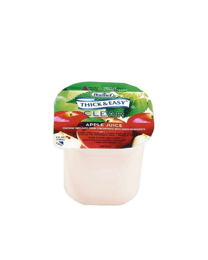 Hormel Drink Thick & Easy Cranberry Juice (Nectar Consistency), 4-Ounce Portion Control Cups (Pack of 24)