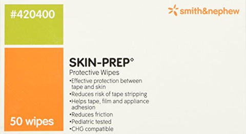 Smith & Nephew Skin-Prep Protection Dressing Wipes - 50 Count Box