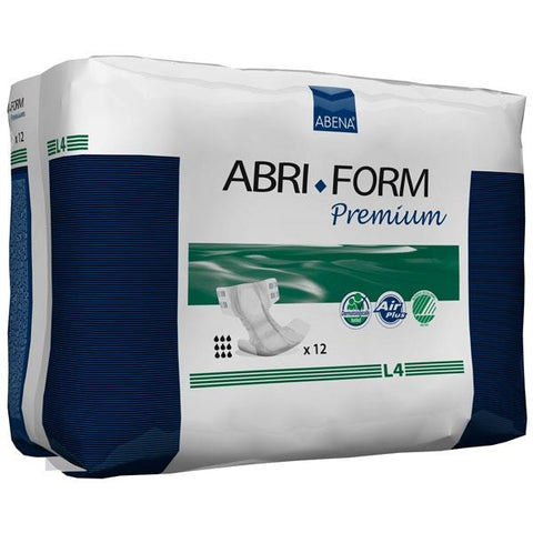 Abena Abri-Form Premium L4 Cloth-Backed Brief, Large, 12/PK - 3 Kings Medical Supplies