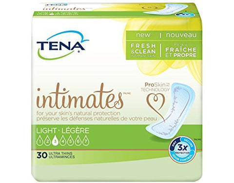 Tena Serenity Ultra Thin Pads,Regular Length,30/Pk