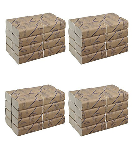 Scott Multifold Paper Towels with Fast-Drying Absorbency Pockets, 16 Pack 4 PK
