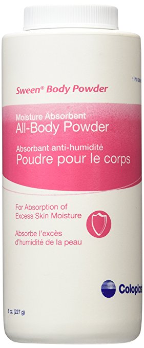 Sween Body Powder 8 oz Bottle (Pack of 2 Bottles)