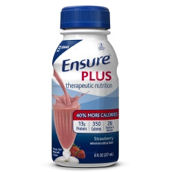 ABBOTT ENSURE+ STRW CRM 8OZ BTL 24EA/CS