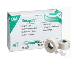 3M TAPE DURAPORE 1"X10YD 12EA/BX