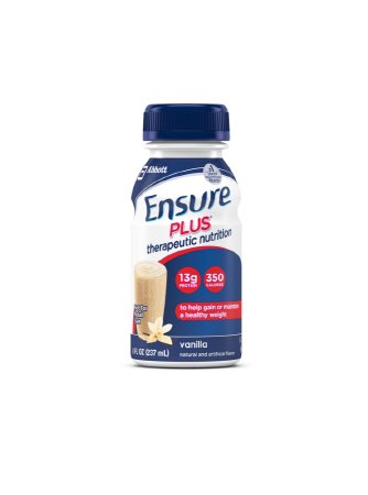 Ensure Plus Nutrition Shake, Vanilla, 8 ounces, 3 Packs of 30 (90 Count)