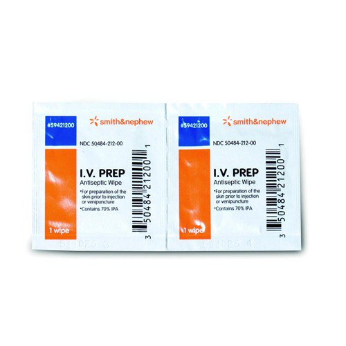 5459421200BX - IV Prep Antiseptic Wipes - 50 count - 3 Kings Medical Supplies