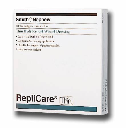 Hydrocolloid Dressing Replicare 2 X 2-3/4" Rectangle Sterile (#59484000, Pack)