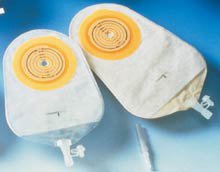 Urostomy Pouch One-Piece System 10-3/4" Length 15-43 mm Stoma Trim To Fit #12596