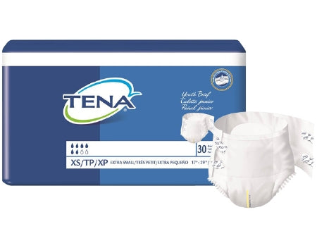 Youth Incontinent Brief TENA® Tab Closure X-Small Disposable Moderate Absorbency