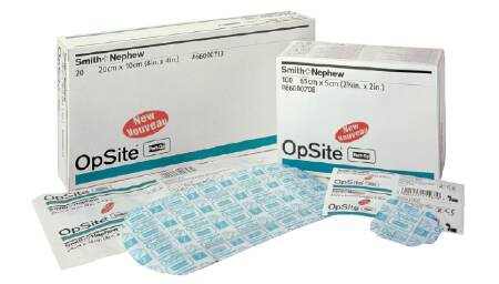 Alimed Opsite Post-op Transparent Waterproof Dressing, 3-3/4" X 3-3/8" (Box of 20 Each)
