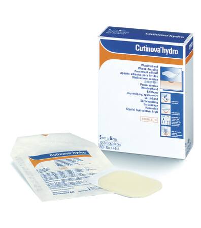 Cutinova Hydro-selective Dressing 4" x 4" Square, 5 Each