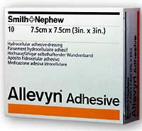 Allevyn Gentle Border Lite 6 X6" Square Adhesive Sterile (#66800840, Box)