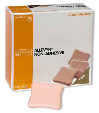 Allevyn Hydrocellular Foam Dressing, 8" X 8", Box of 10