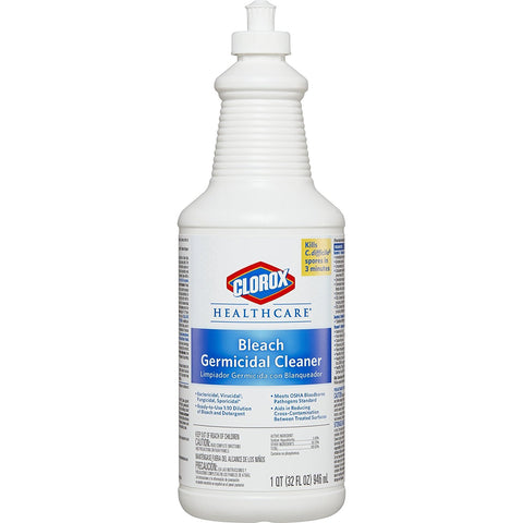 CLO68832 - Bleach Germicidal Cleaner, 32oz Pull-top Bottle, CS/6