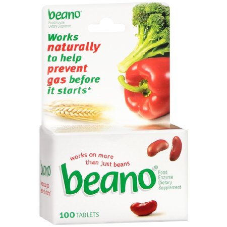 Beano - Gas Relief - 300 GALU Strength - Tablet - 100 per Bottle-McK