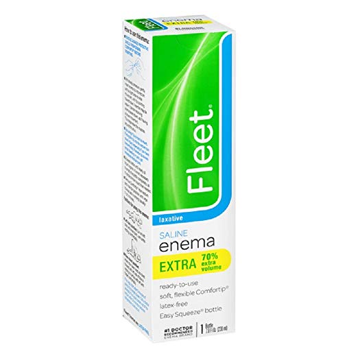 Fleet Saline Laxative Enema 7.8 oz (pack of 6)