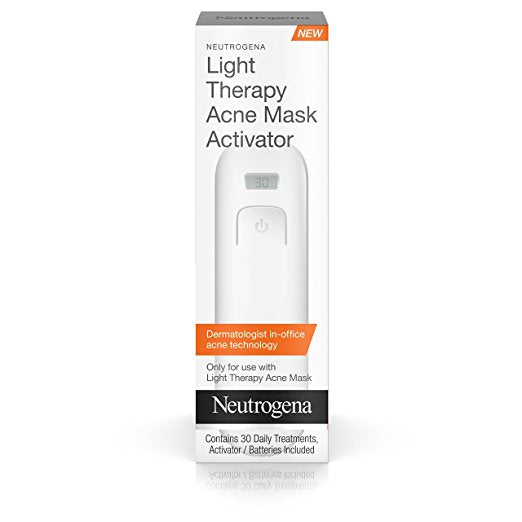Neutrogena Acne Clearing Light Therapy Face Mask Activator for 30 Sessions