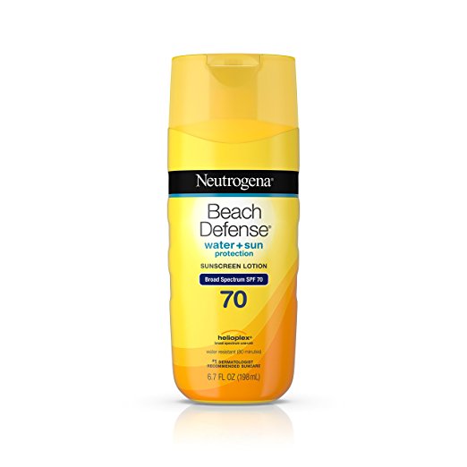 Neutrogena Beach Defense Sunscreen Body Lotion Broad Spectrum Spf 70, 6.7 Oz.