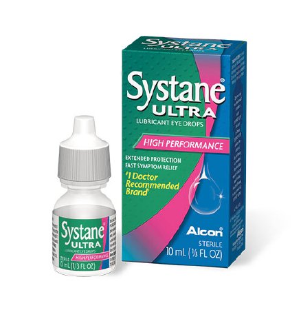 Systane Ultra Lubricant Eye Drops, 10-mL