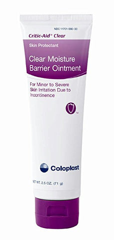 Coloplast Critic-Aid Clear Moisture Barrier Ointment 2.5oz 7566