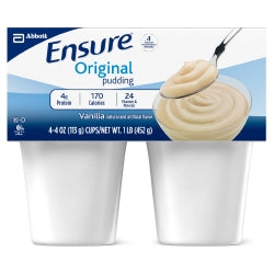 ABBOTT PUDDING VANILLA 4OZ CUP 4EA/PK