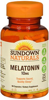 Sundown® Naturals - Melatonin Supplement - 10 mg Strength - Tablet - 90 per Bottle - 3 Kings Medical Supplies