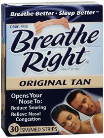 Breathe Right - Nasal Strips - 30 per Box - Strip-McK