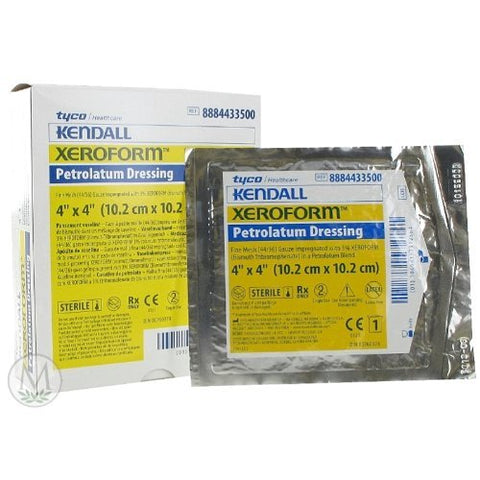 Xeroform Petrolatum Gauze (4"x4") (Box of 25)