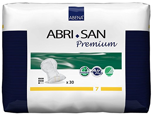 Abena Abri-San 7 Premium Shaped Pad, 14X25 L, - Bag 30