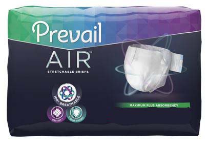 Prevail Air Briefs AIR-014 X-Large Size 3, 58 to 70 Inch Waist Bag of 15