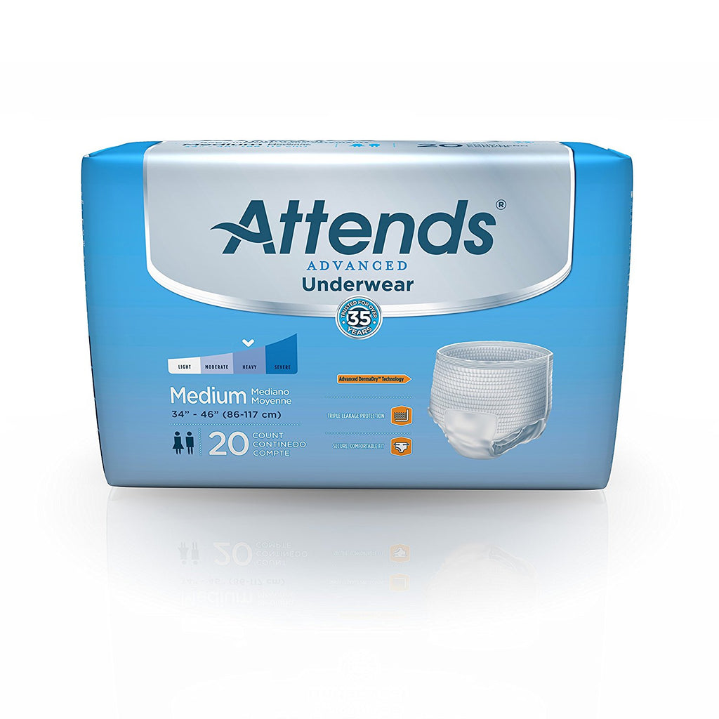 Super Plus Absorbency Pull-On Underwear Size: Medium, CS/80