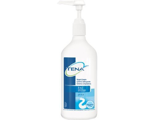 SCA 64430 Personal Care Tena Wash Cream, 16.9 Fl. Oz Pump Bottle